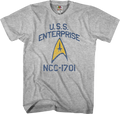 Distressed USS Enterprise Star Trek T-Shirt product image 1