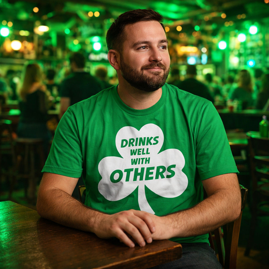 Drinks Well With Others Men's T Shirt product image 4