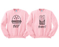 Best Babes Burger and Fries Duo Sweatshirt Set product image 1