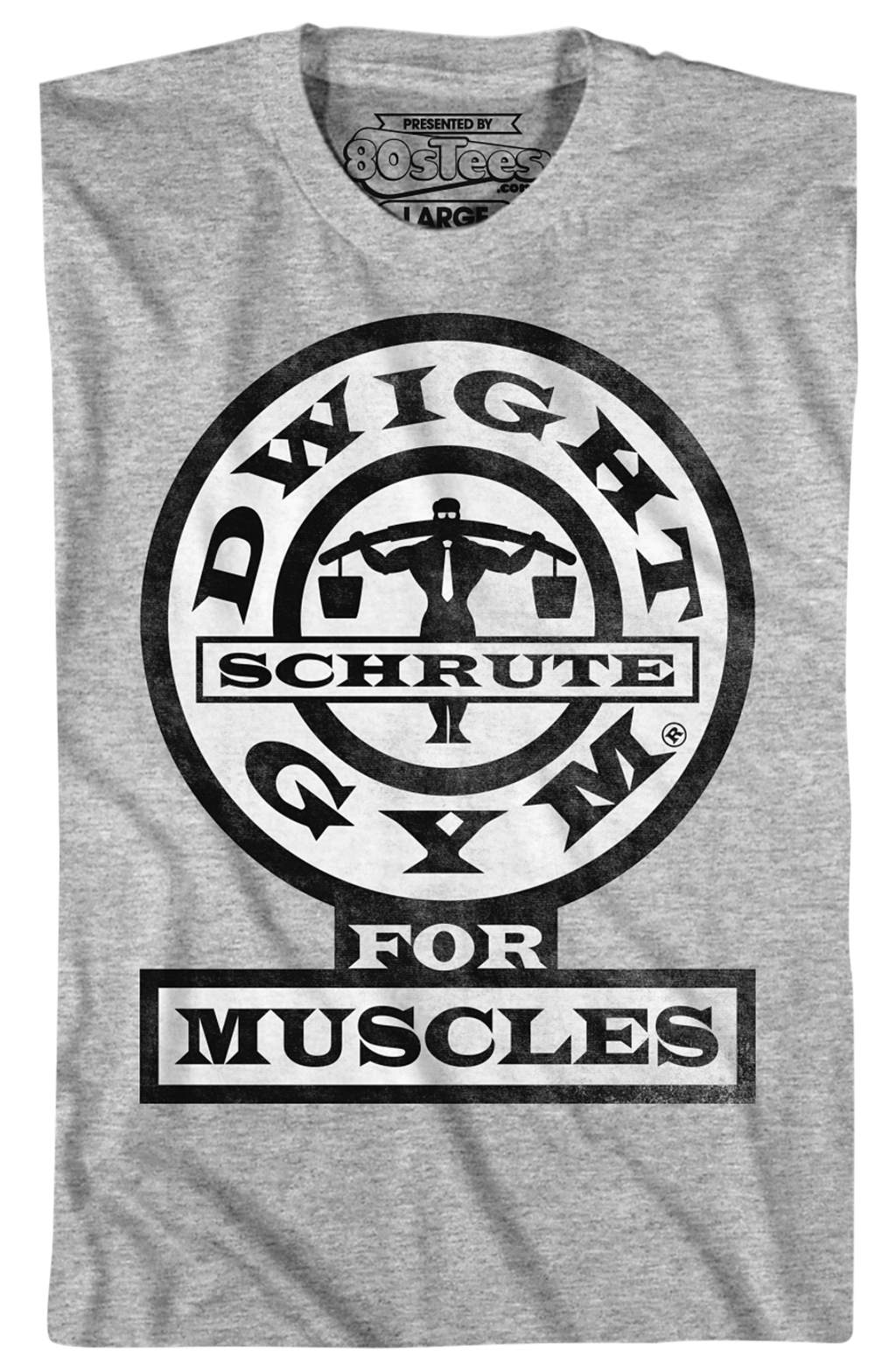 Dwight Schrute Gym For Muscles The Office T-Shirt product image 2
