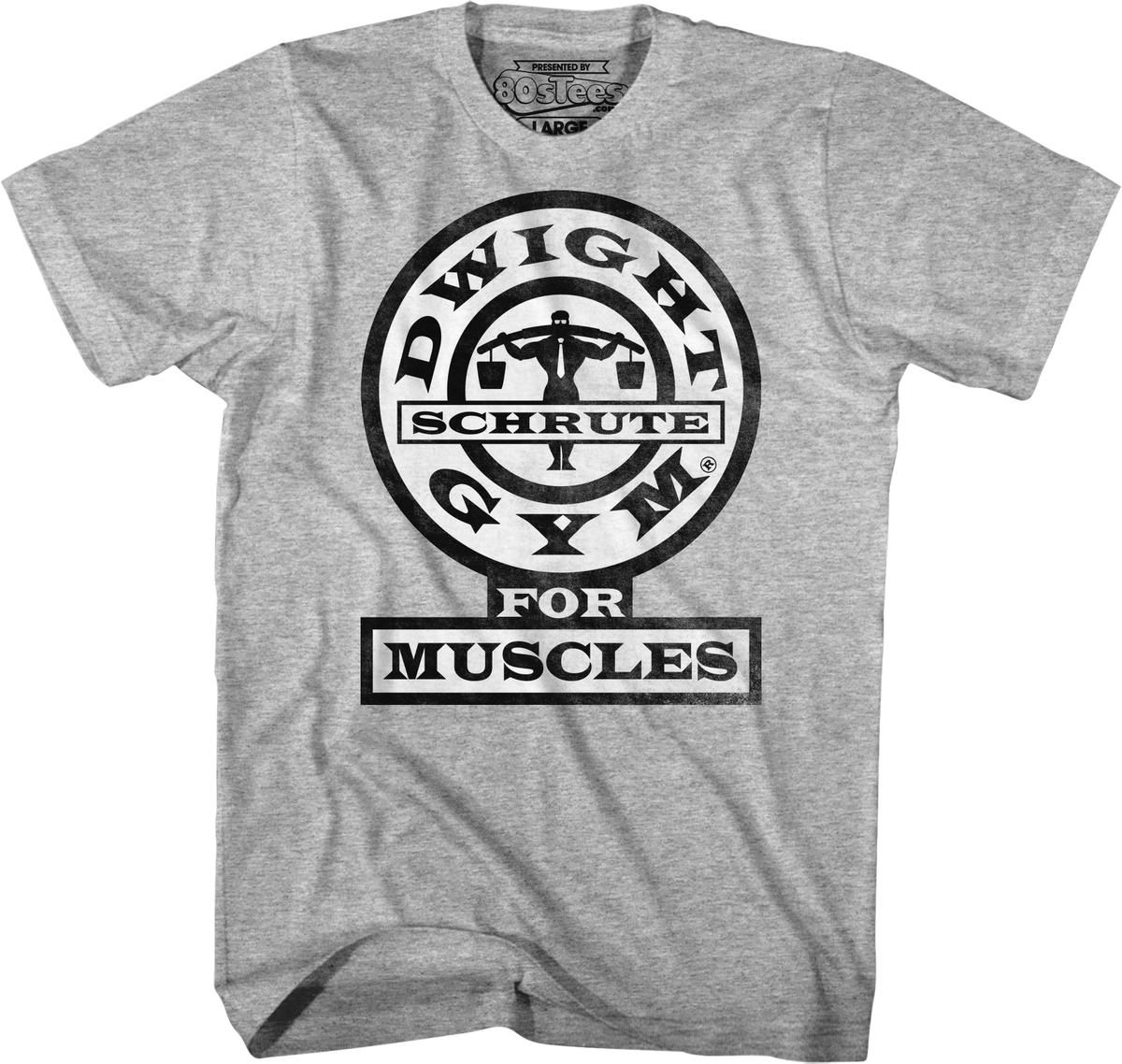 Dwight Schrute Gym For Muscles The Office T-Shirt product image 1