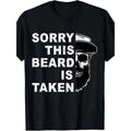 Sorry This Beard Is Taken Funny Skull Graphic Sarcastic product image 1