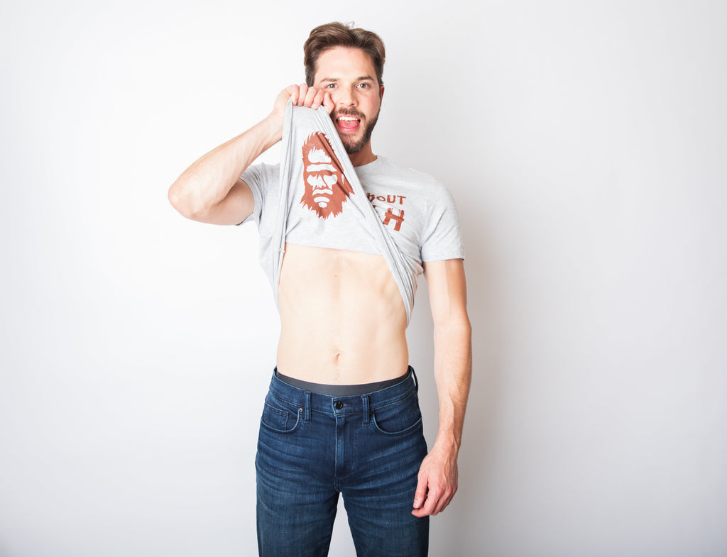 Ask Me About My Bigfoot Flip Men's T Shirt product image 5