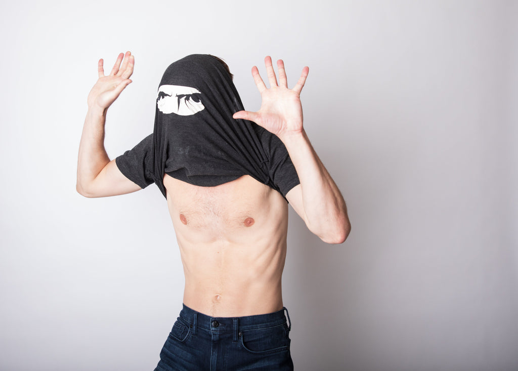 Ask Me About My Ninja Disguise Flip Men's T Shirt product image 6