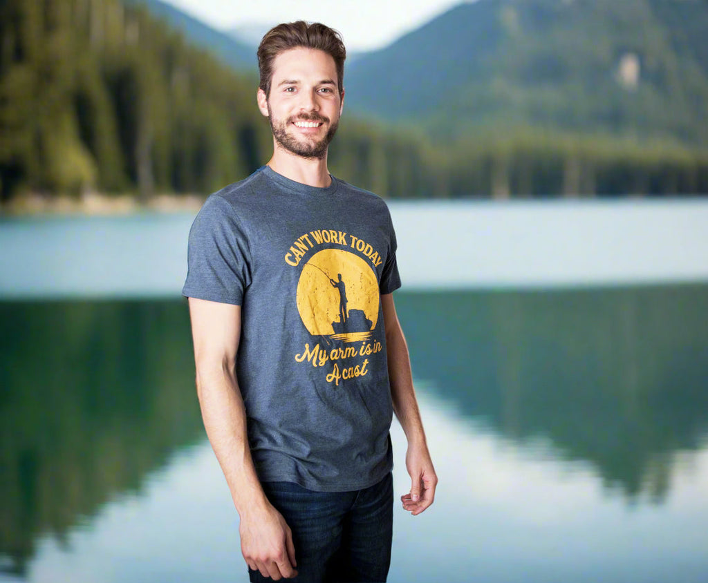 Can't Work Today My Arm Is In A Cast Men's T Shirt product image 5