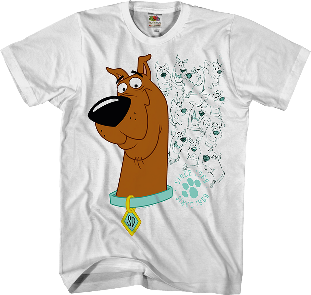 Evolution Of Scooby-Doo T-Shirt product image 1