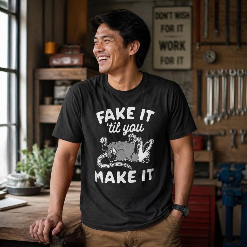 Fake It Til You Make It Men's T Shirt product image 2