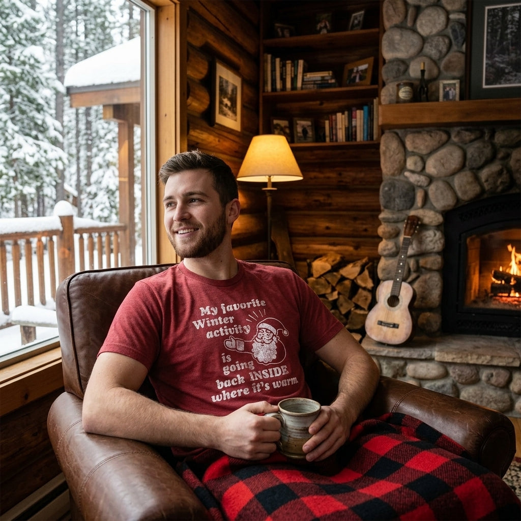 My Favorite Winter Activity Men's T Shirt product image 2