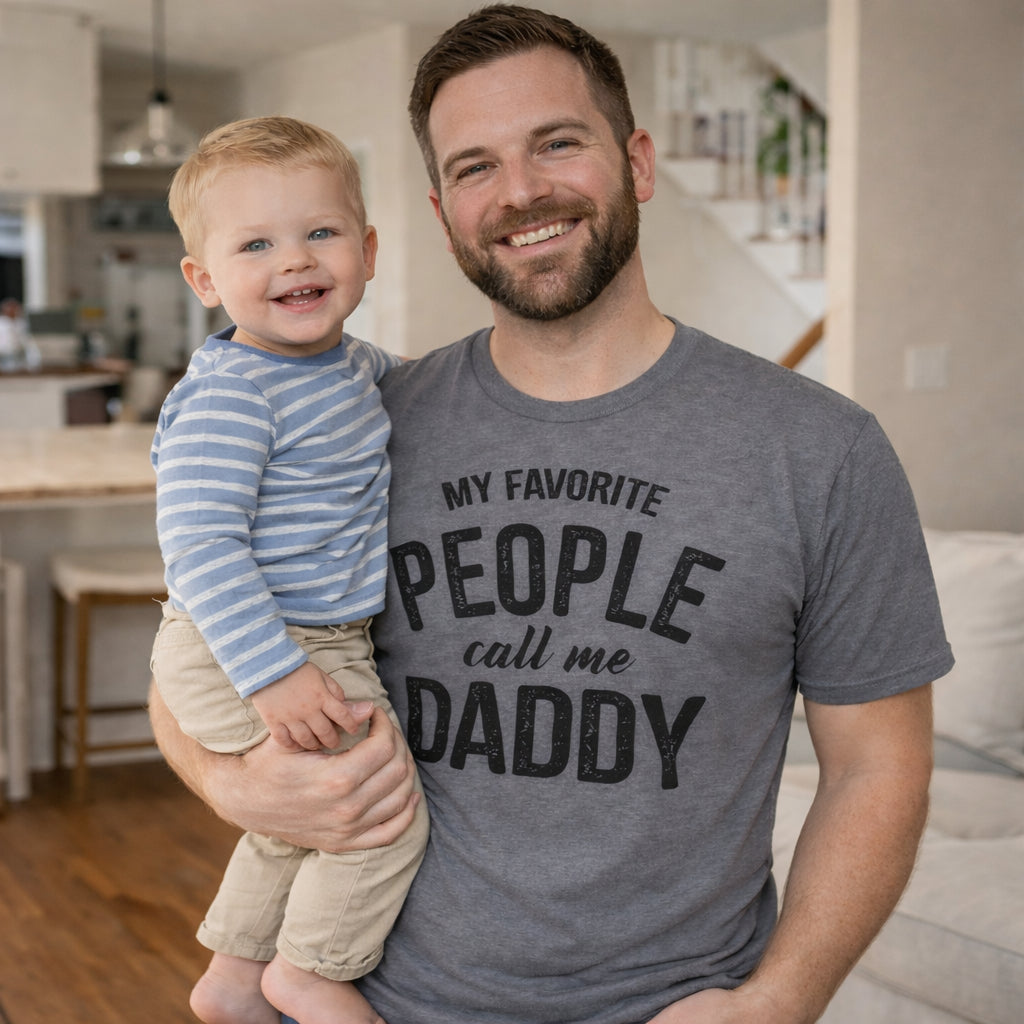 My Favorite People Call Me Daddy Men's T Shirt product image 4