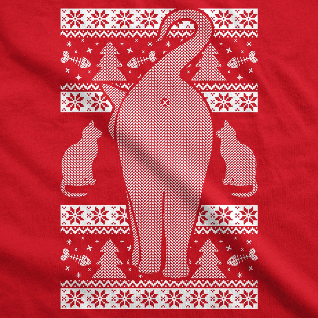 Festive Feline Butt Men's T Shirt product image 2