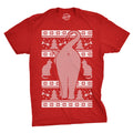 Festive Feline Butt Men's T Shirt product image 1