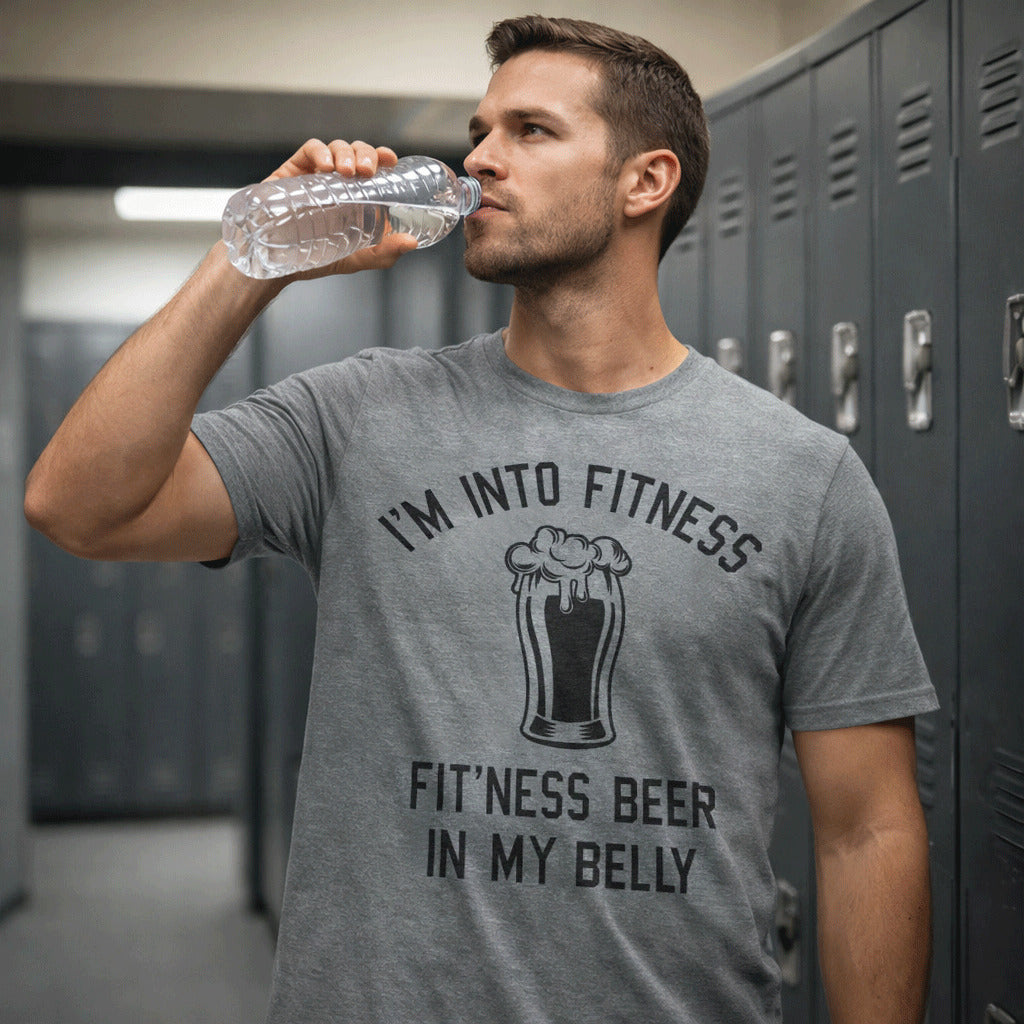 Fitness Beer In My Belly Men's T Shirt product image 2