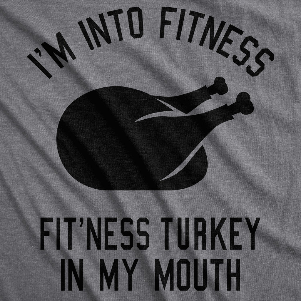Fitness Turkey In My Mouth Men's T Shirt product image 2