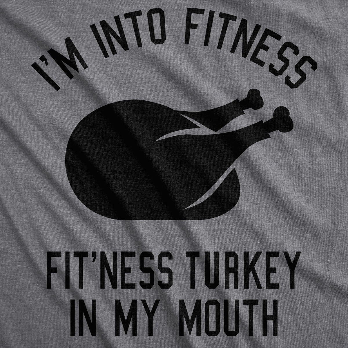Fitness Turkey In My Mouth Men's T Shirt product image 2