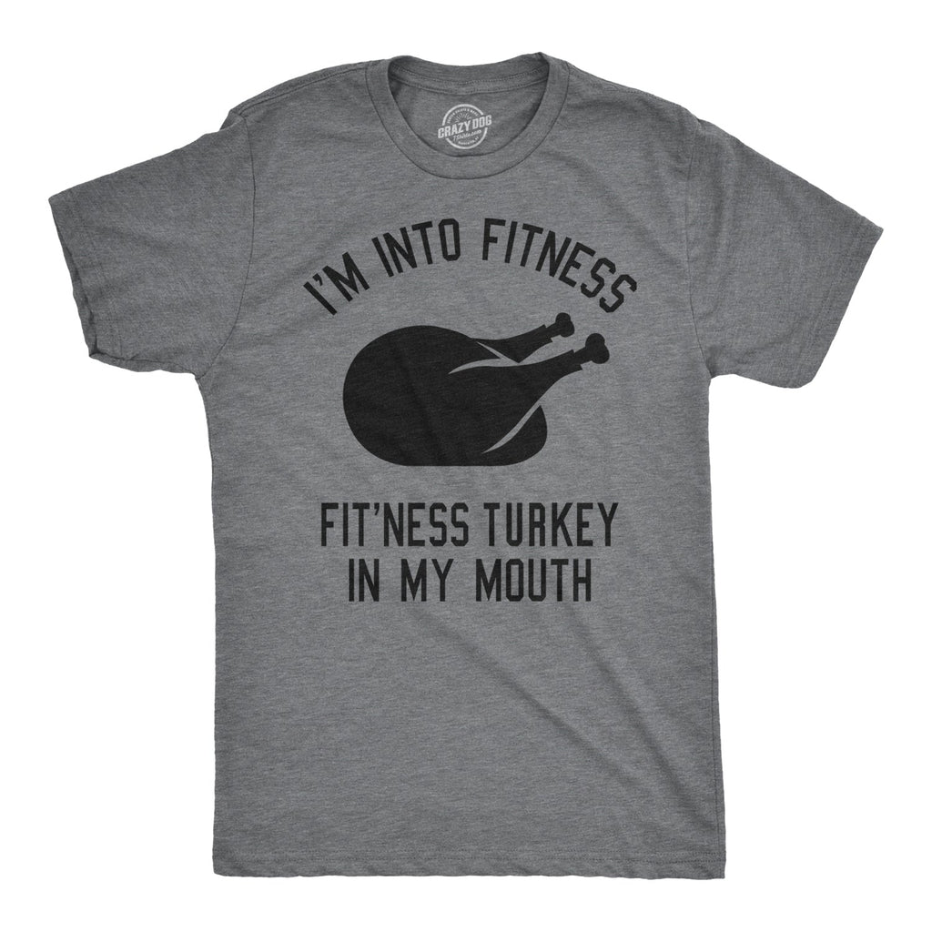 Fitness Turkey In My Mouth Men's T Shirt product image 1