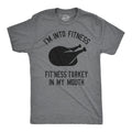 Fitness Turkey In My Mouth Men's T Shirt product image 1