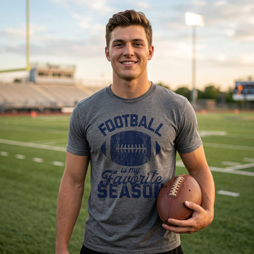 Football Is My Favorite Season Men's T Shirt product image 2
