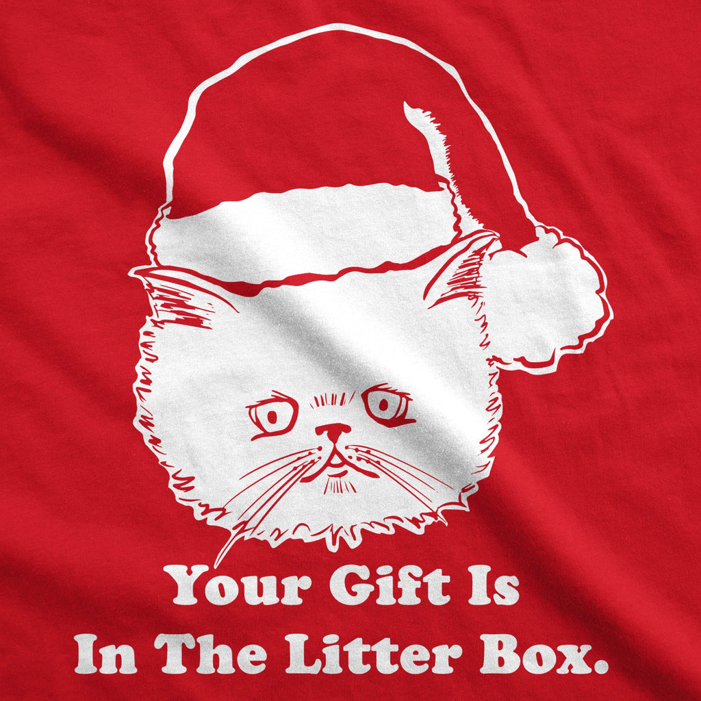 Gift Is In The Litter Box Women's T Shirt product image 2