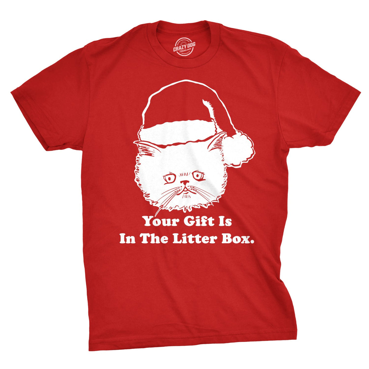 Gift Is In The Litter Box Men's T Shirt product image 1