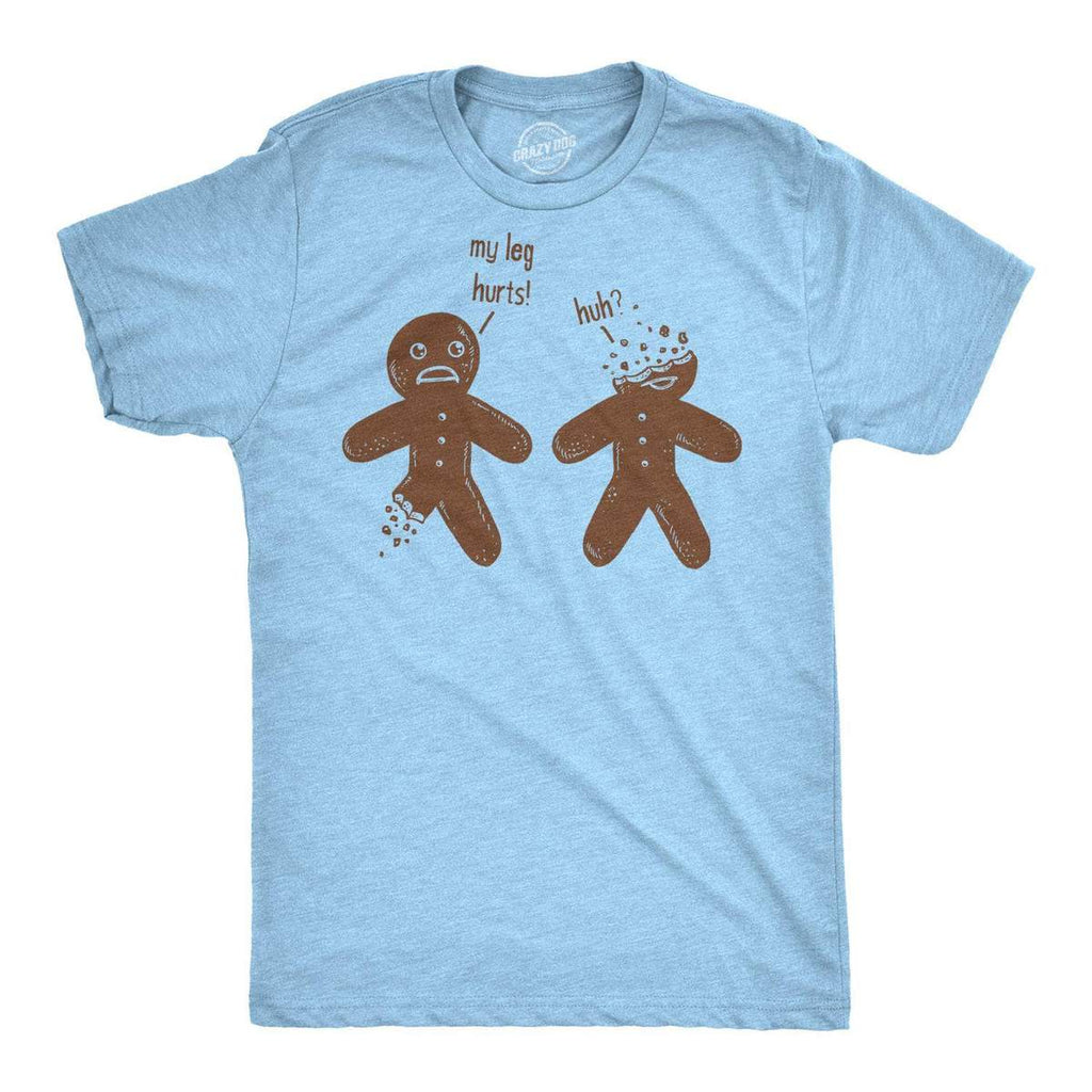 My Leg Hurts. Huh? Gingerbread Men's T Shirt product image 1