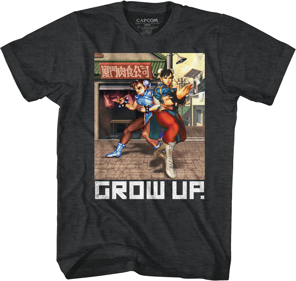 Grow Up Street Fighter T-Shirt product image 1