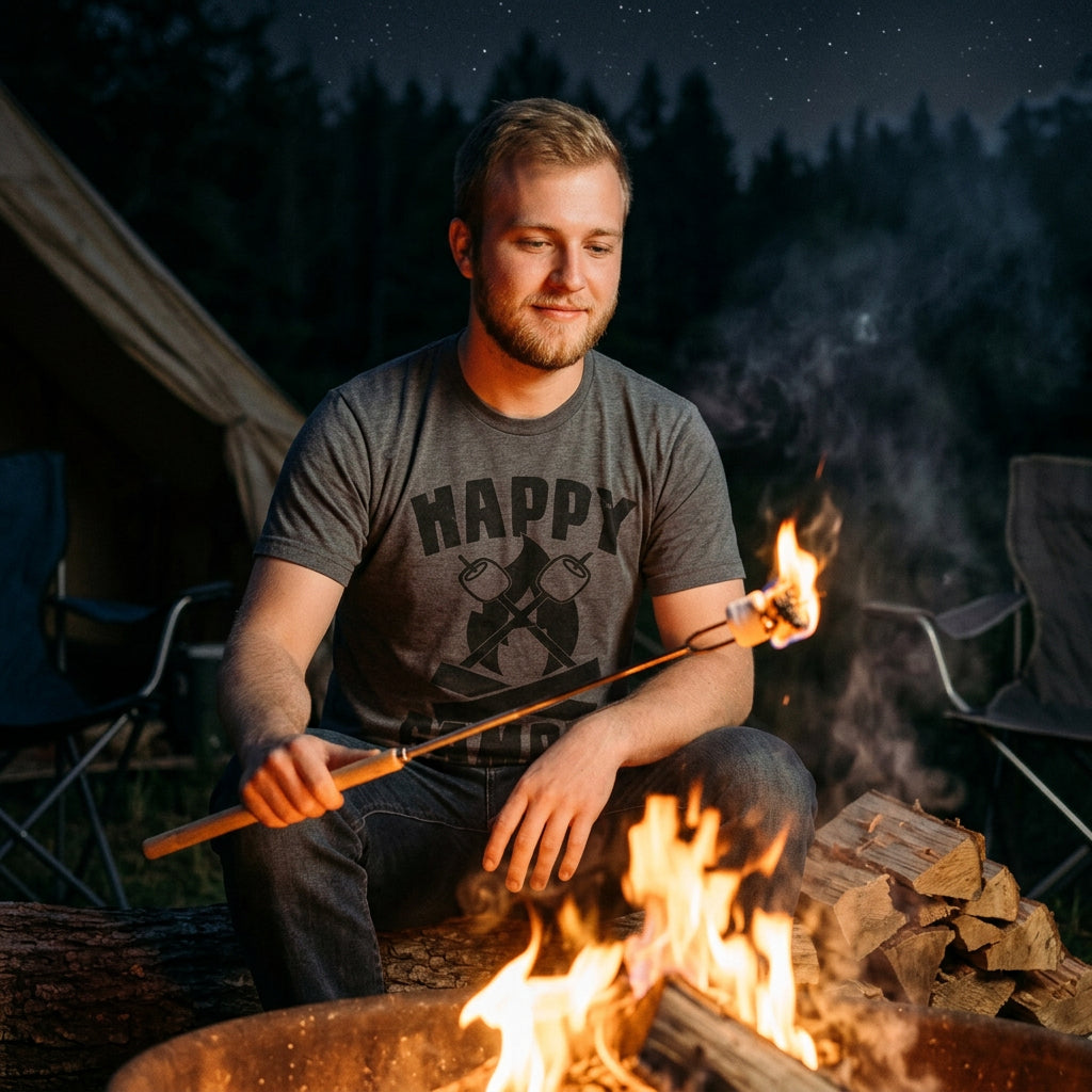 Happy Camper Men's T Shirt product image 2