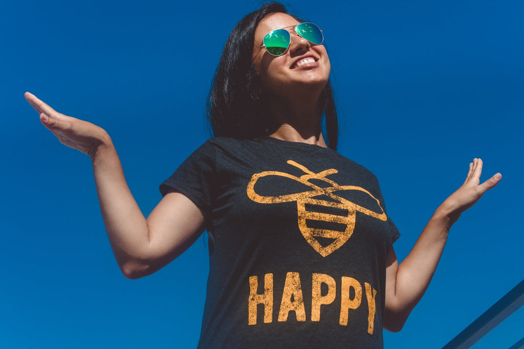 Bee Happy Women's T Shirt product image 2