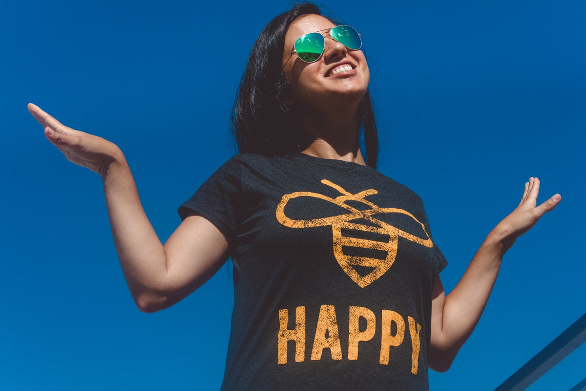 Bee Happy Women's T Shirt product image 2