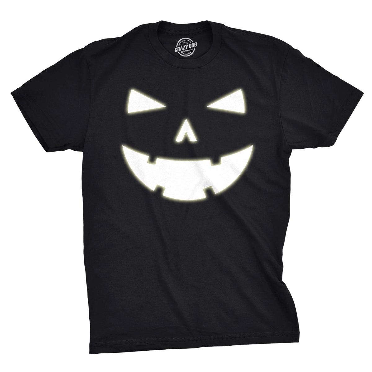 Happy Tooth Glowing Pumpkin Face Men's T Shirt product image 1