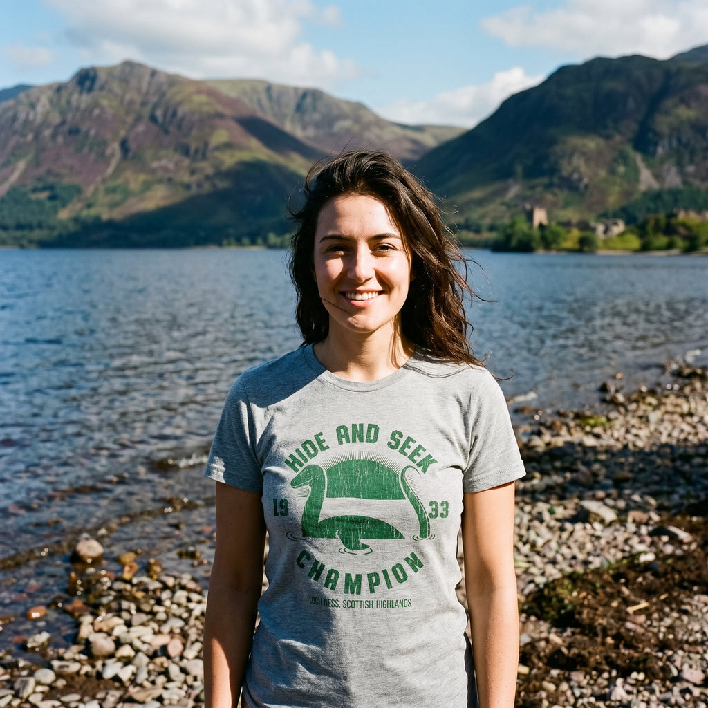 Loch Ness Hide And Seek Champion Women's T Shirt product image 5