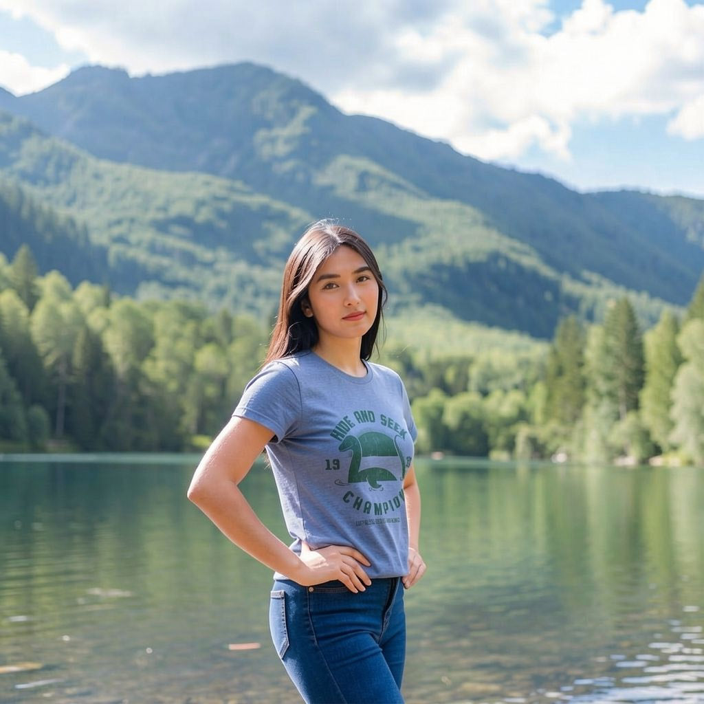 Loch Ness Hide And Seek Champion Women's T Shirt product image 8