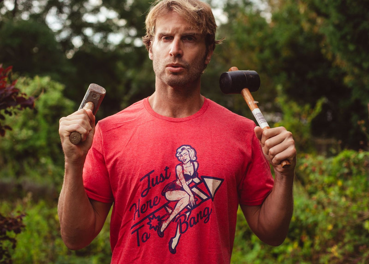 Here To Bang Men's T Shirt product image 2