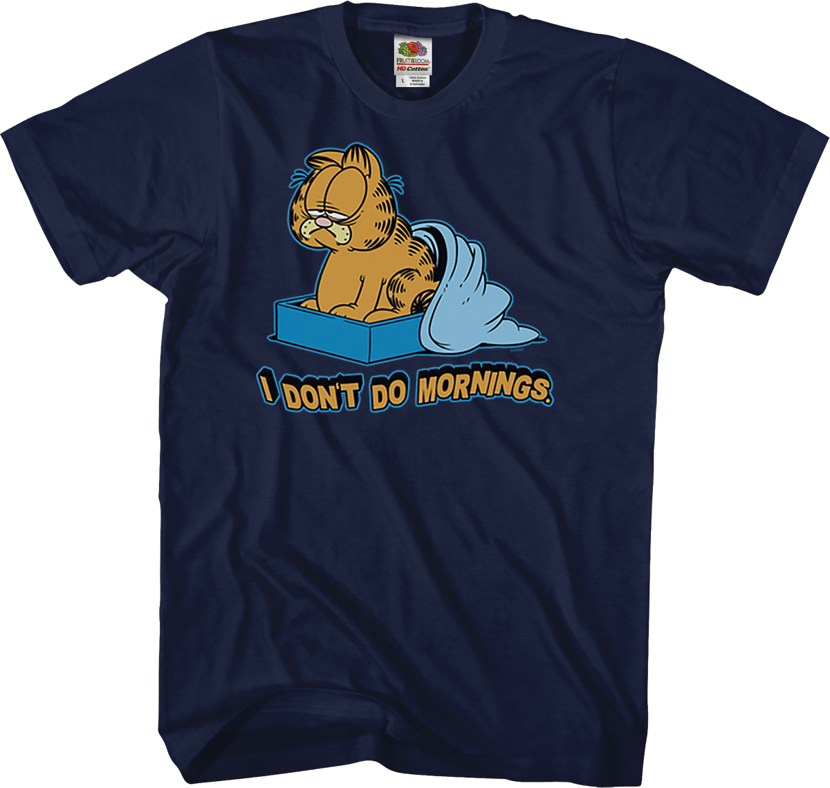 I Don't Do Mornings Garfield T-Shirt product image 1
