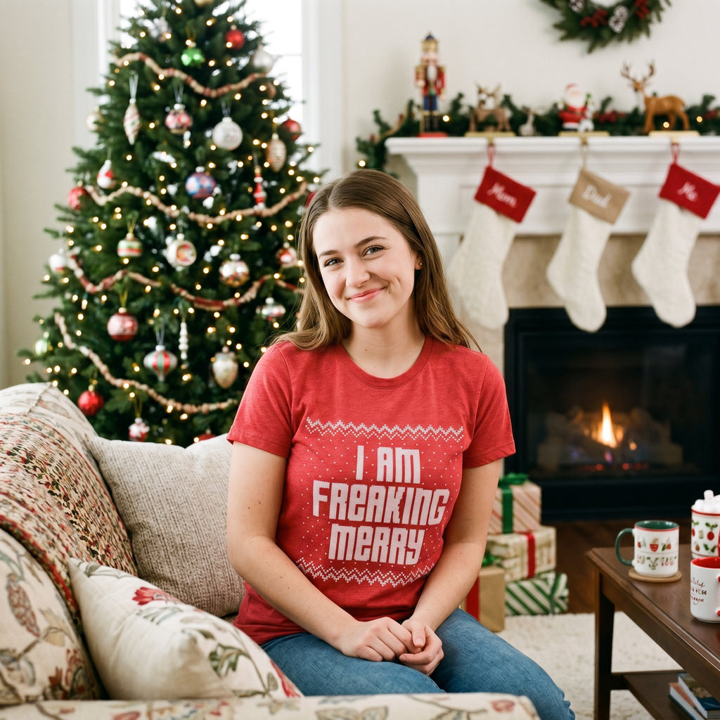 I Am Freaking Merry Women's T Shirt product image 2