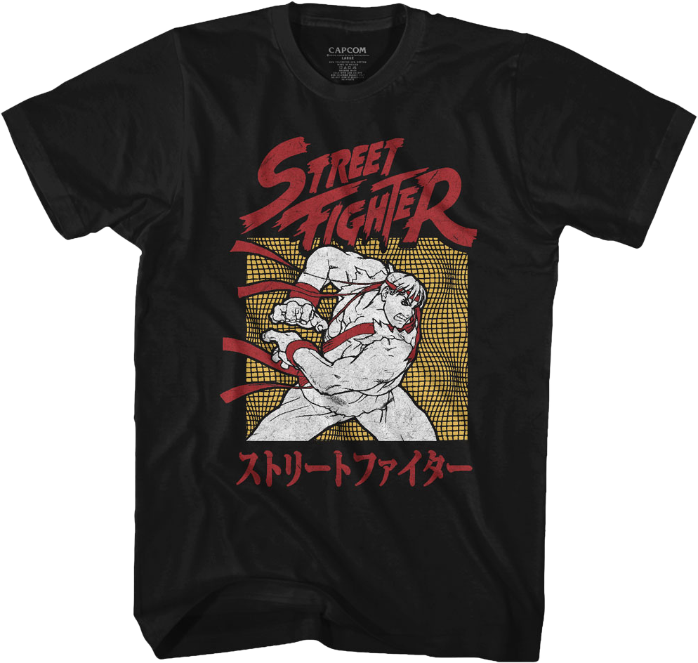 Japanese Street Fighter T-Shirt product image 1