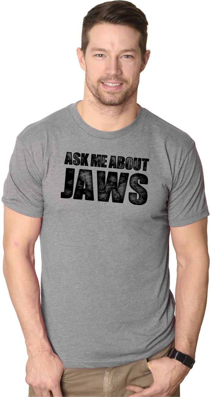 Ask Me About Jaws Men's T Shirt product image 7