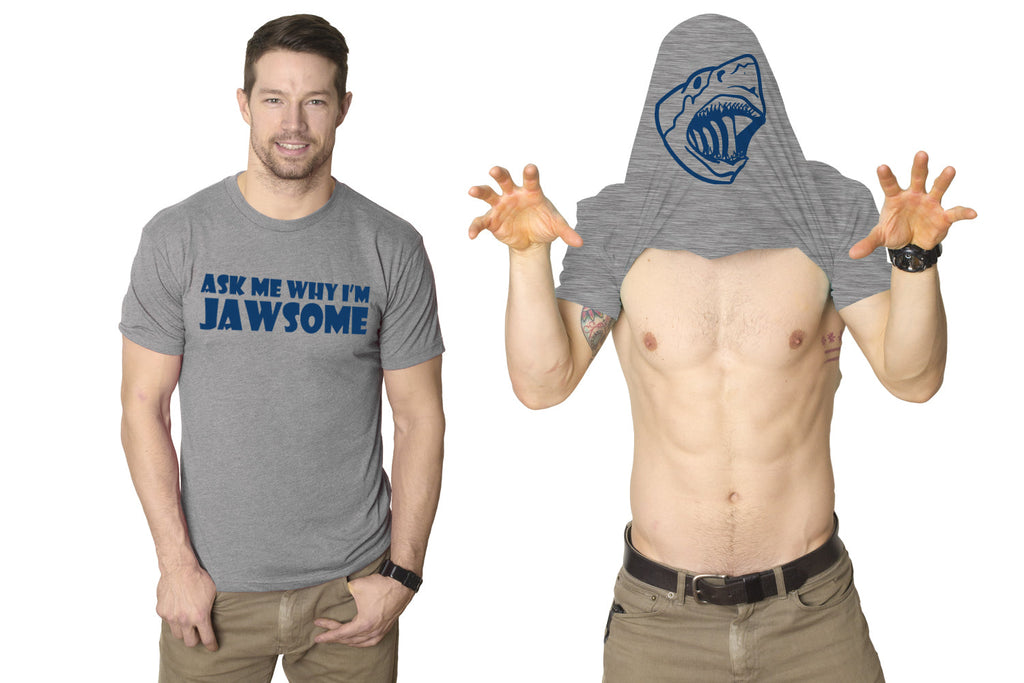 Ask Me Why I'm Jawsome Flip Men's T Shirt product image 1