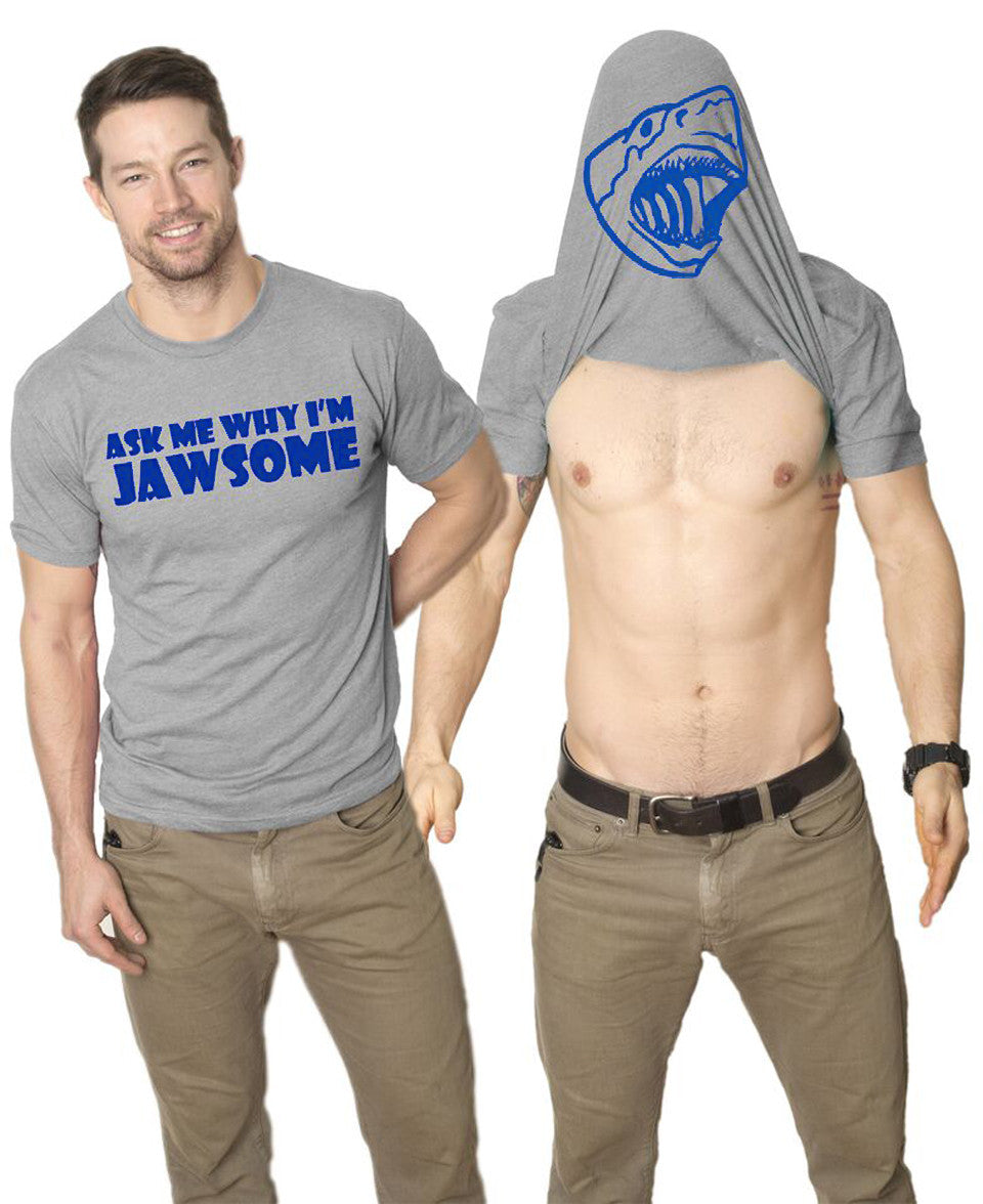 Ask Me Why I'm Jawsome Flip Men's T Shirt product image 7