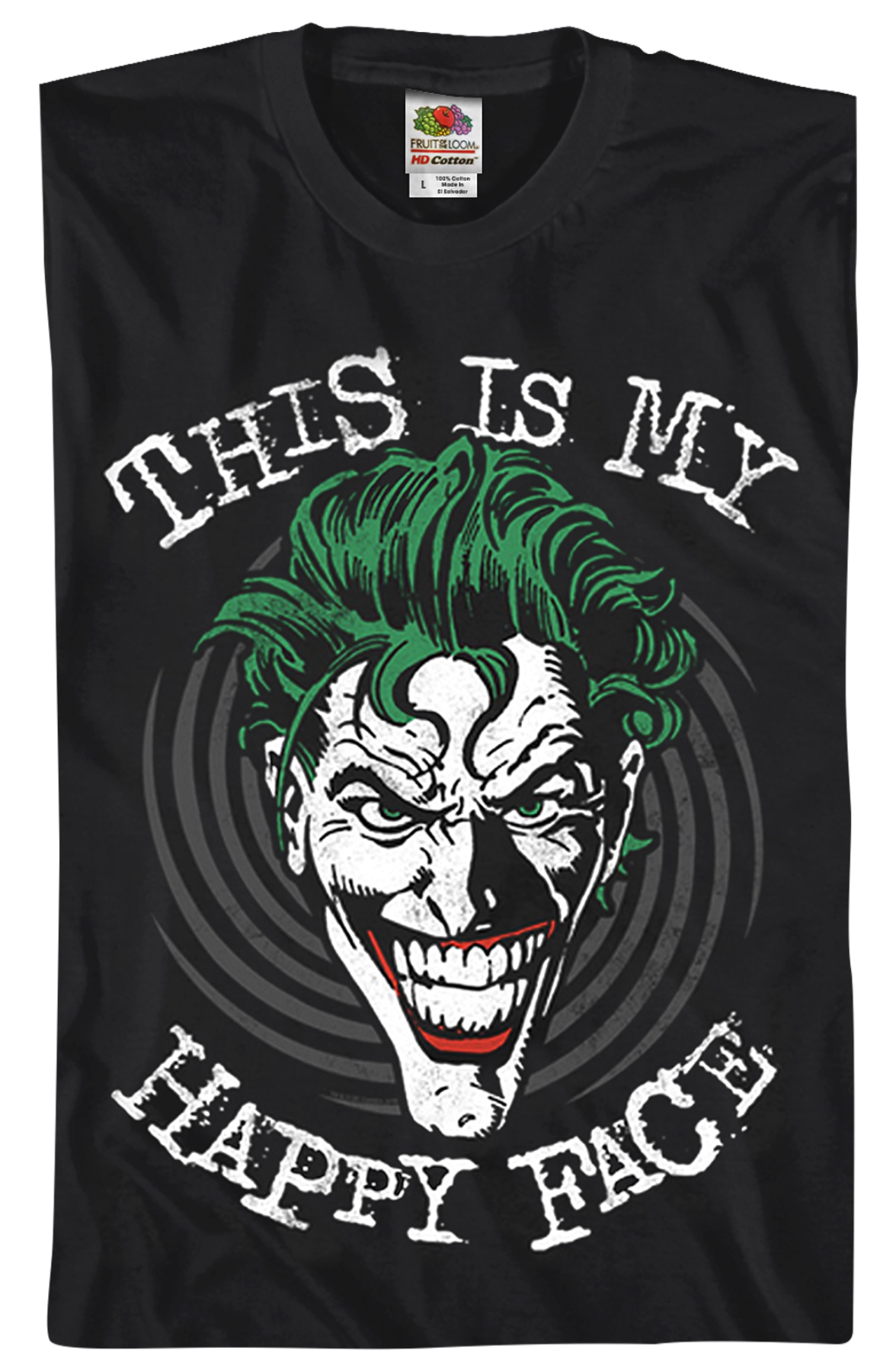 Joker This Is My Happy Face DC Comics T-Shirt product image 2