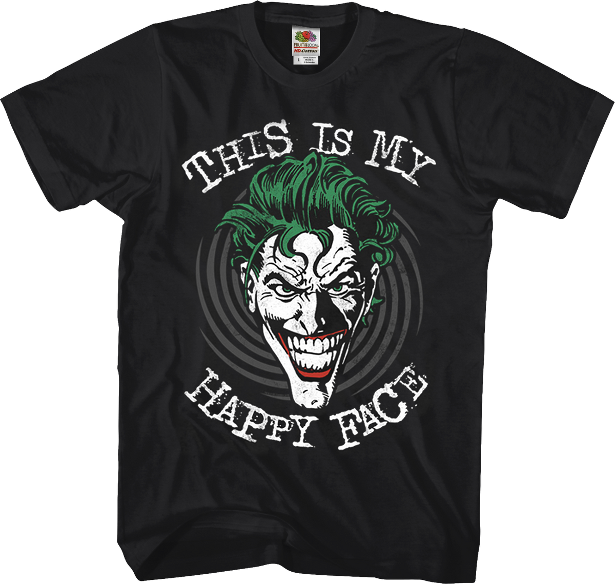Joker This Is My Happy Face DC Comics T-Shirt product image 1
