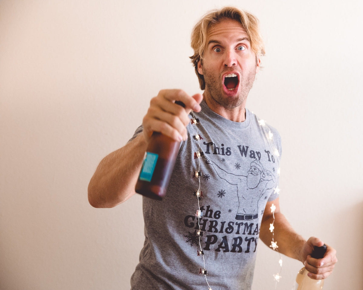 This Way To The Christmas Party Men's T Shirt product image 2