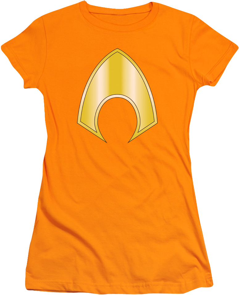 Ladies Aquaman Logo DC Comics Shirt product image 1
