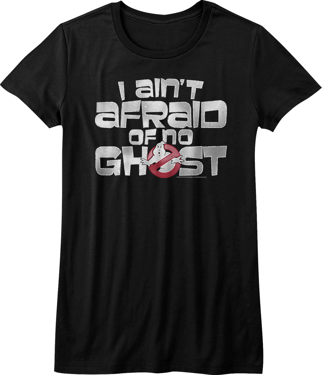 Ladies Ghostbusters I Ain't Afraid Of No Ghost Shirt product image 1