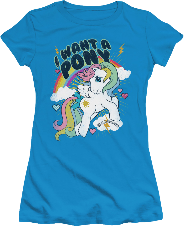 Ladies I Want A My Little Pony Shirt product image 1