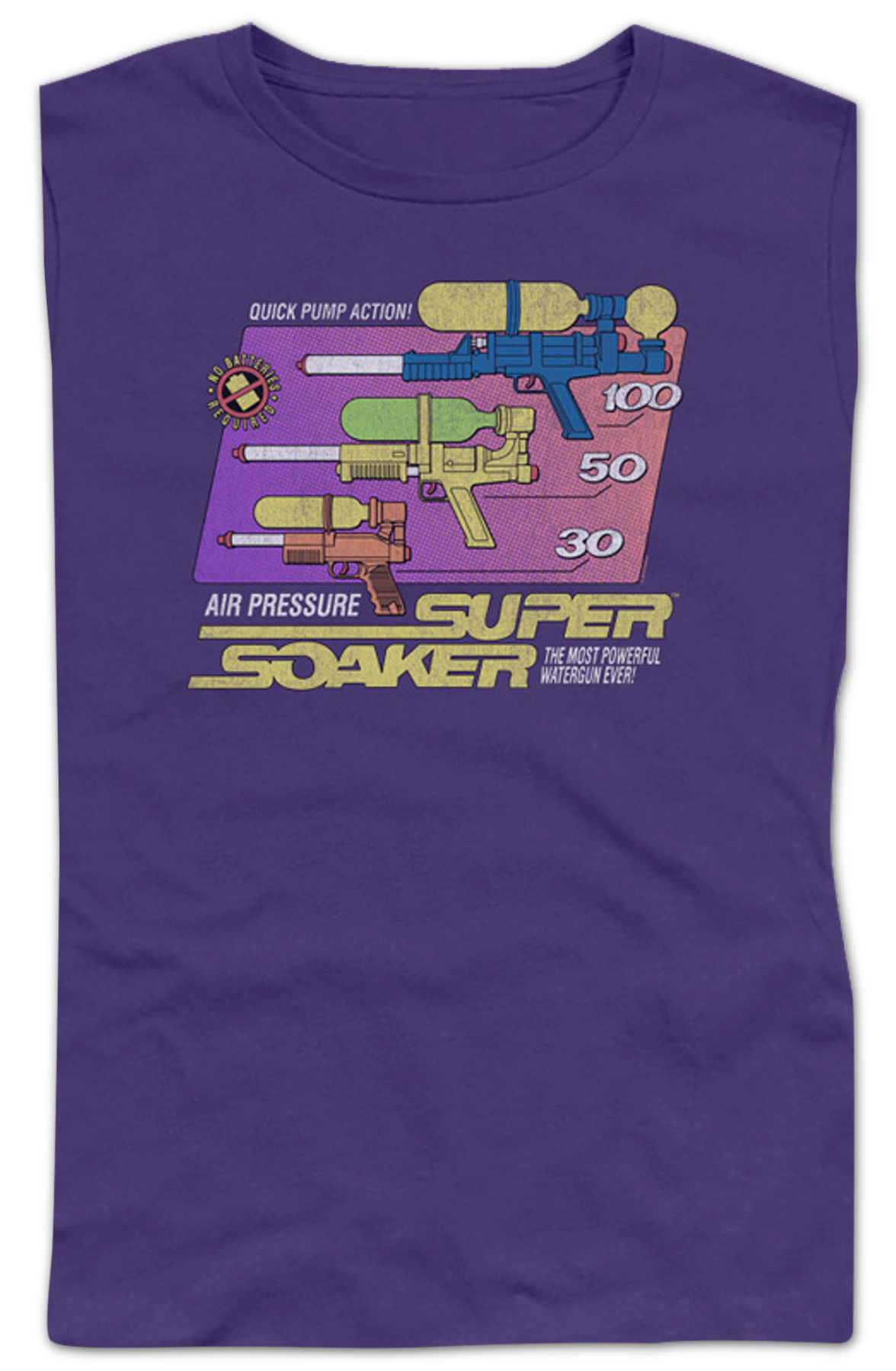 Ladies Purple Super Soaker Shirt product image 2