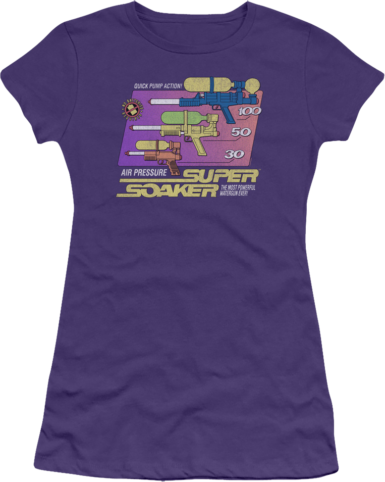 Ladies Purple Super Soaker Shirt product image 1