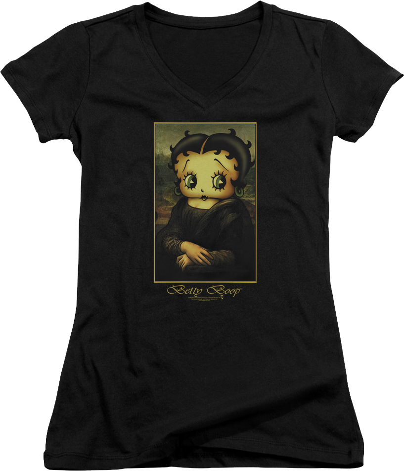 Junior Work Of Art Betty Boop V-Neck Shirt product image 1