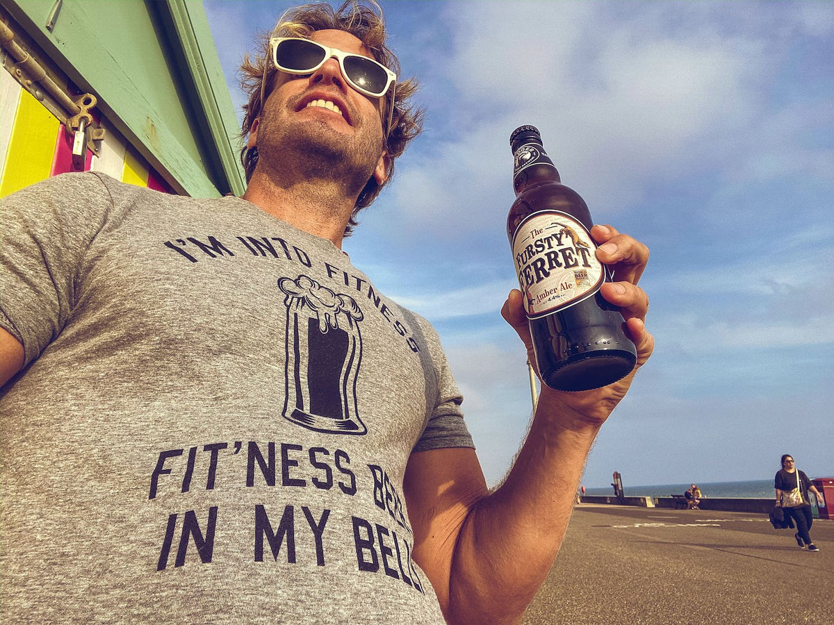 Fitness Beer In My Belly Men's T Shirt product image 3