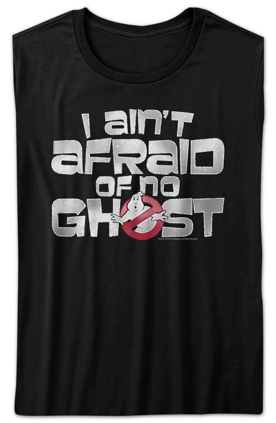 Ladies Ghostbusters I Ain't Afraid Of No Ghost Shirt product image 2