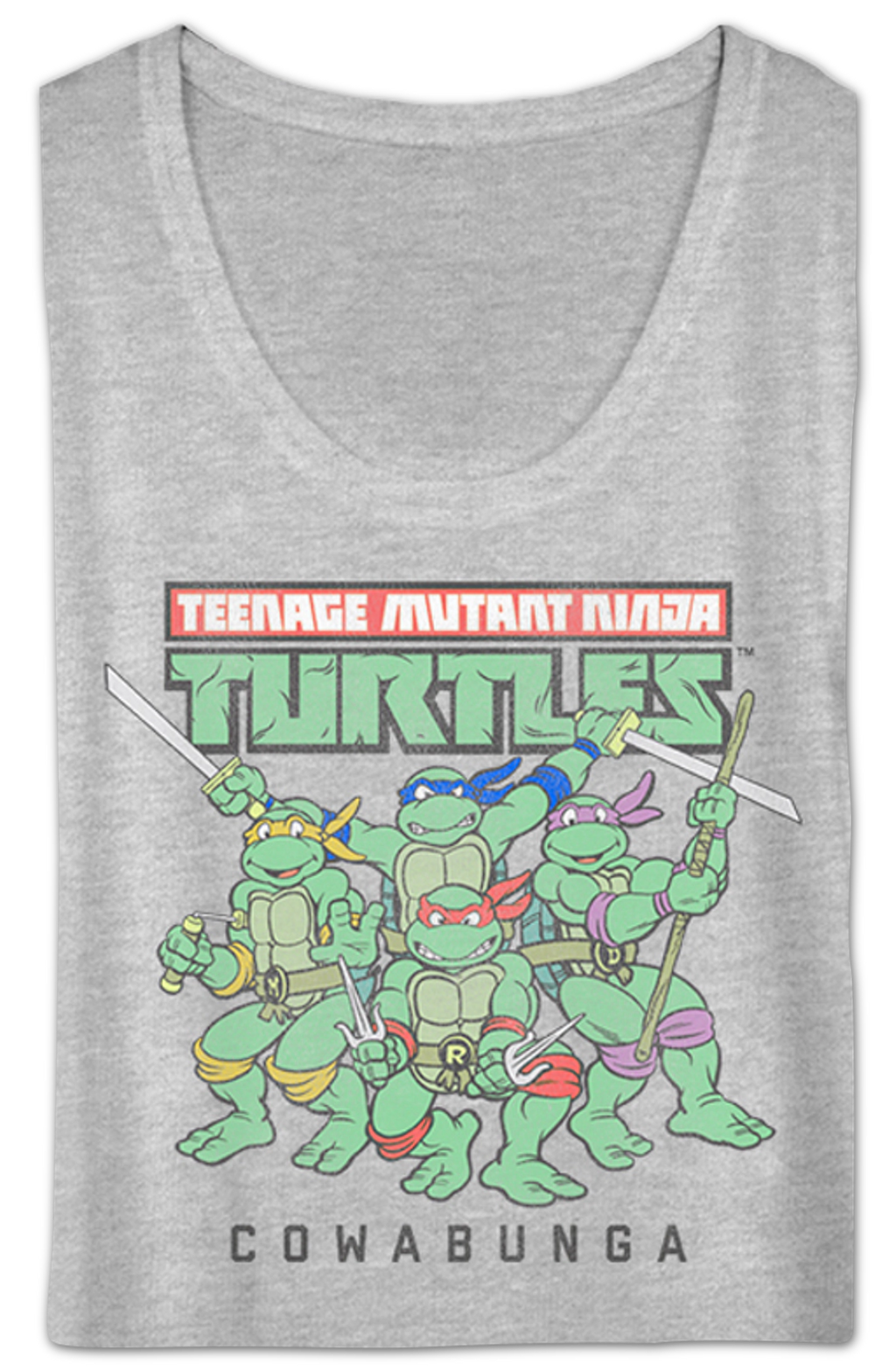 Ladies Teenage Mutant Ninja Turtles Scoopneck Shirt product image 2